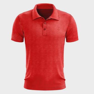 Imagem de Camiseta Braziline Polo Supply Flamengo - Vermelho Alaranjado