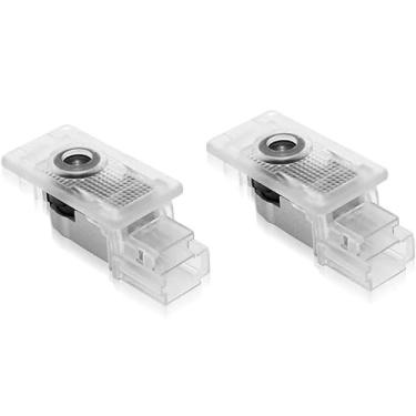 Imagem de Para Blackwing Style LED Car Door Logo Lights Projetor 3D Ghost Shadow Lights Plug and Play Plug and Play Plugue Duplo para Cadillac SRX XTS ATS XT4 XT5 XT6 CT4 CT5 CT6