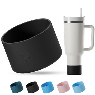 Imagem de REUZBL Capa de silicone pastel para garrafa Stanley, Hydro Flask, Simple Modern, Iron Flask Tumblers 590-1,134 g