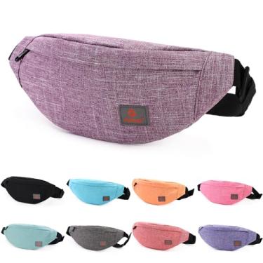 Imagem de TINYAT Pochete pequena para homens e mulheres, bolsa de cintura, bolso superleve para caixa de viagem, kit de ferramentas T201, Roxa, Small, Lazer