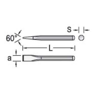Imagem de Talhadeira Octogonal - 352-25 - 038106 - Gedore