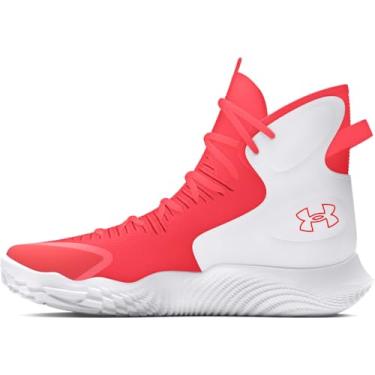 Imagem de Under Armour Tênis de vôlei feminino Flow Highlight Ace, (101) Branco/Beta/Vermelho, 11