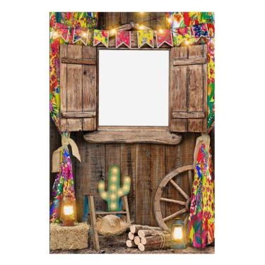 Imagem de Painel Decorativo Vazado Festa Junina Celeiro