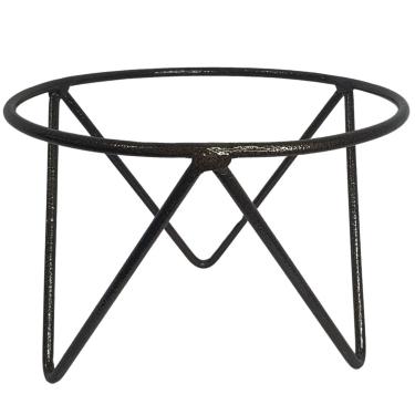 Imagem de Suporte Tripé de Ferro para Vasos de 20cm Plantas de Chão (Ouro Velho)