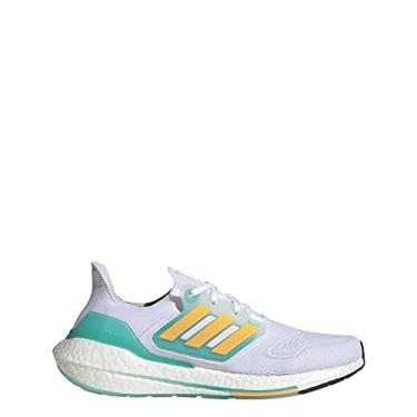 Imagem de adidas Ultraboost 22 White/Flash Orange/Mint Rush 9.5 D (M)