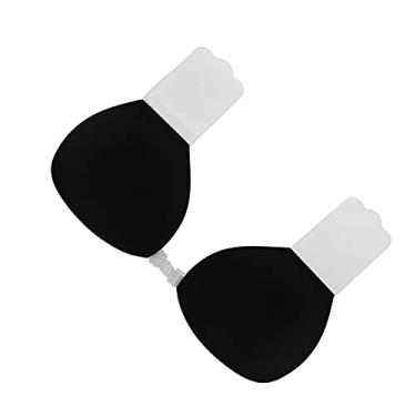 Imagem de Sutiãs Aderentes Sem Costas, Sutiãs de Decote Autoadesivos Adesivos para a Pele Com Fivela para Suspensórios para Roupas de Verão Sem Costas (A)