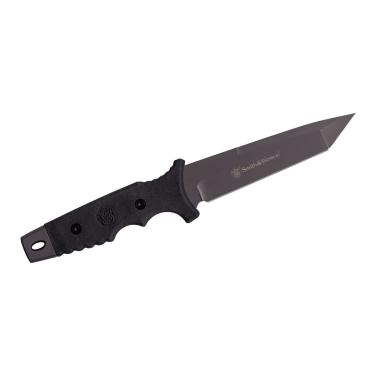 Imagem de Faca de lâmina fixa Smith & Wesson com lâmina Tanto, 13,2 cm, preto