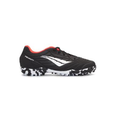 Imagem de Chuteira Society Penalty Matis Kids Xxi Preto/branco/coral 246241-9771-31