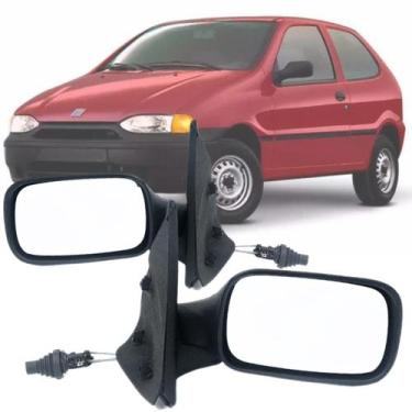 Imagem de Par Espelho Retrovisor Fiat Palio Strada 1996 1997 1998 1999 2000 2001