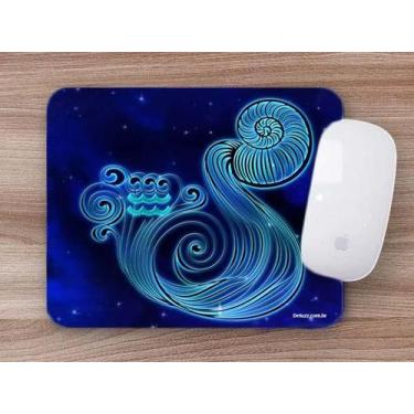 Imagem de Mouse Pad Emborrachado Personalizado Signos Horóscopo Zodíaco - Deluzz
