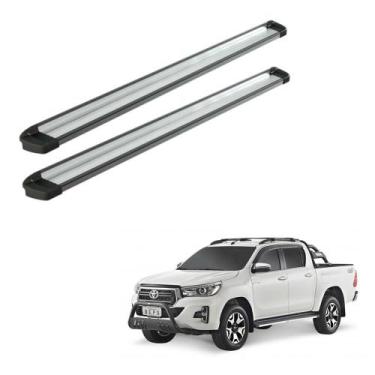 Imagem de Estribo Hilux 2021 2022 Cabine Dupla Alumínio Polido - Bepo