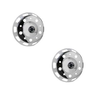 Imagem de Kit Calota Mb Americana Pneu Sem Câmara Aro 22,5 - Bepo