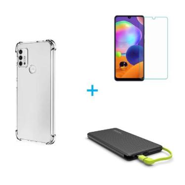Imagem de Kit Carregador Portátil Motorola Moto G20 + Capa + Película De Vidro 3