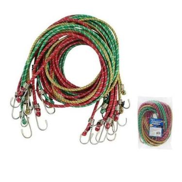 Imagem de 10 Elástico P Bagageiro Moto Amarrar Carga Corda West 1.50m - WSTERN