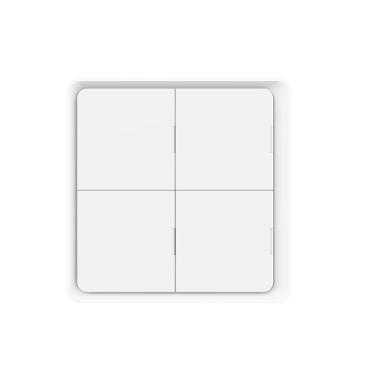 Imagem de Botão Inteligente, Botão Homekit, Assistente de Casa, Interruptor Inteligente, Painel de Parede, Controle Remoto para Zigbee Hub (4 gangue)