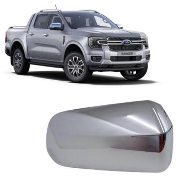 Imagem de Capa Retrovisor Cromada Ford Ranger 2024 2025 Lado Direito Original