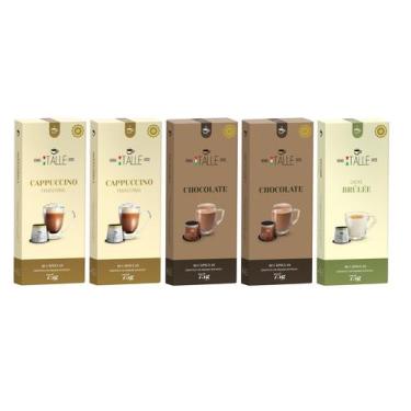 Imagem de Cápsulas Nespresso Cappuccino Chocolate Café Italle 50 Unid