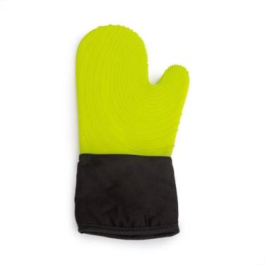 Imagem de Luva Térmica De Silicone Forno Alta Temperatura Cozinha - mori, Verde-