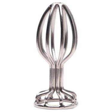 Imagem de Plug anal em aço inoxidável vazado - SEXY IMPORT