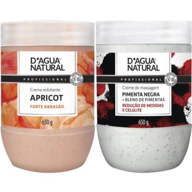 Imagem de Kit esfoliante apricot forte e pimenta negra dágua natural - D'AGUA NA