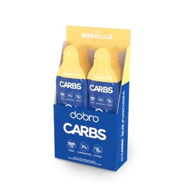 Imagem de Carbs Gel, Dobro, Gel de Carboidrato, Sabor Maracujá - 10 Sachês de 30g
