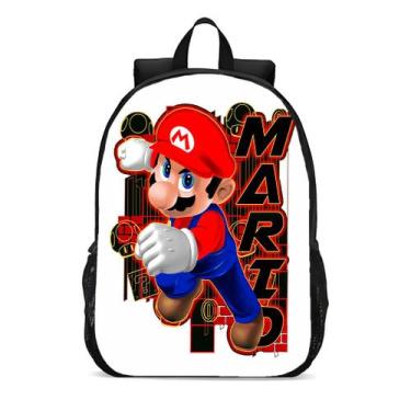 Imagem de Mochila Escolar Infanto Juvenil Mario Bros Jogos  Novidades 0452 - Gee