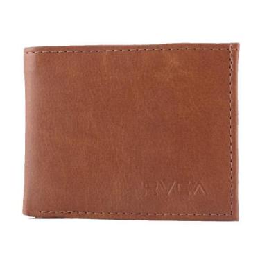 Imagem de Carteira RVCA Crest Bifold Marrom, Único, Brown