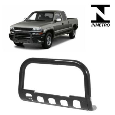 Imagem de Quebra Mato Silverado 1997 a 2001 com chapa Preto - CCF