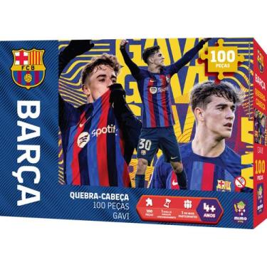 Imagem de Quebra Cabeça Colecionável Barça - Gavi 100 pç - TCS