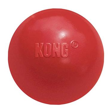 Imagem de KONG - Bola com furo – Borracha durável, brinquedo para pegar – para cães de médio e grande porte