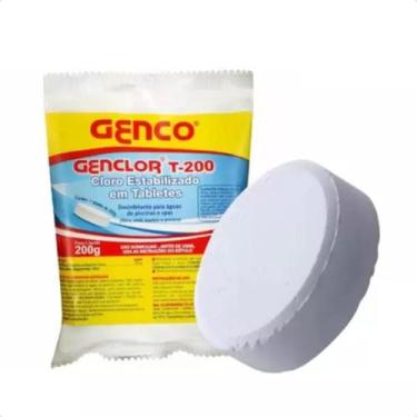 Imagem de Pastilha Tablete Cloro Estabilizado Genclor T-200 - Genco