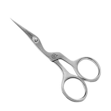 Imagem de Tesoura Tesourinha para Sobrancelha Mundial Make Up Reta Inox