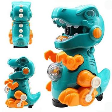 Imagem de Lança Bolha De Sabão Dinossauro Com Som Luzes E Movimento - Fun Game