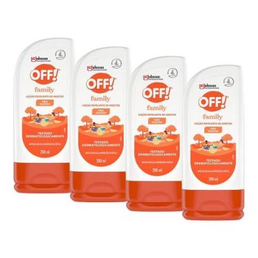 Imagem de Kit 4 Repelentes Loção Off! Family 200ml cada