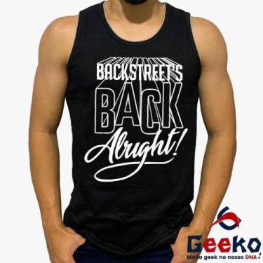 Imagem de Regata Backstreets Boys 100% Algodão Backstreet's Back Alright Geeko, 