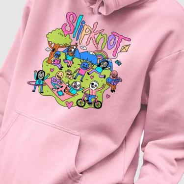 Imagem de Blusa Moletom Genuine Grit Masculino Estampado Algodão 30.1 Slipknot, 