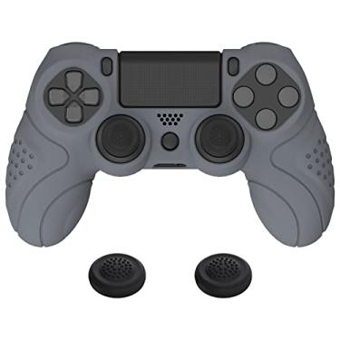 Imagem de PlayVital Capa de silicone ergonômica antiderrapante para controle PS4, Slim/Pro, proteção total e melhora do grip, edição ergonômica guardian