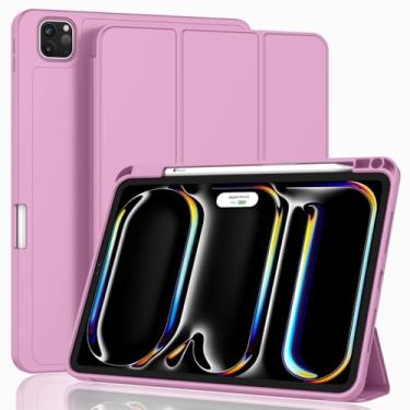 Imagem de ZryXal Nova capa para iPad Pro de 13 polegadas (M5) 2025 / (M4) 2024 com suporte para lápis, capa inteligente para iPad [suporta Pencil Pro e Pencil (USB-C)], suporta Touch ID e despertar/hibernar