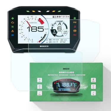 Imagem de Mogico Kit protetor de tela de painel de vidro nano acessórios de motocicleta para Suzuki GSX-S1000GT 2022+ | GSX-S1000GX 2024+ (2 x ultra transparentes)