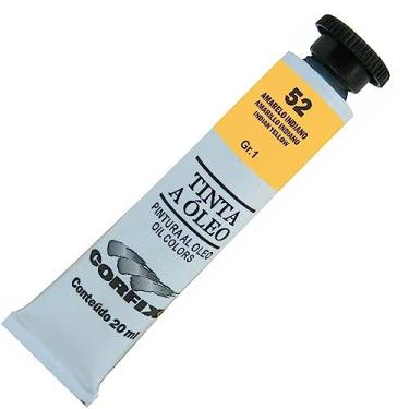 Imagem de TINTA A ÓLEO CORFIX 20ML GR-I AVULSO AMARELO INDIANO 052