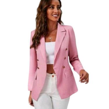 Imagem de Blazer Alfaiataria Luxo Feminino Terninho Moda Evangélica - estacaomix