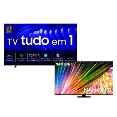 Imagem de Kit Smart TV Samsung Super Big 98 Crystal UHD 4K 98DU9000 + Smart TV A