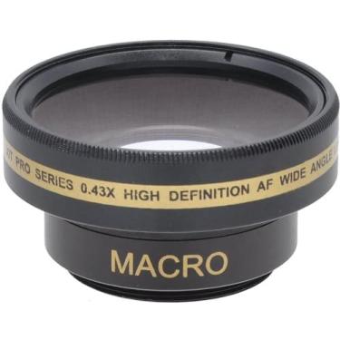 Imagem de Lente de câmera grande angular HD profissional de 30 mm 0,43x com porção macro para câmeras DSLR Canon EOS 70D 77D 80D 90D Rebel T8i T7 T7i T6i T6s T6 SL2 SL3 – Lente grande angular, macro, foto