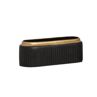 Imagem de Cachepot Floreira Decorativo em Cerâmica Home Modelo Waves G Império -