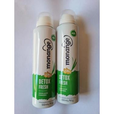 Imagem de Kit 2 desodorantes Monange Detox Fresh 150ml