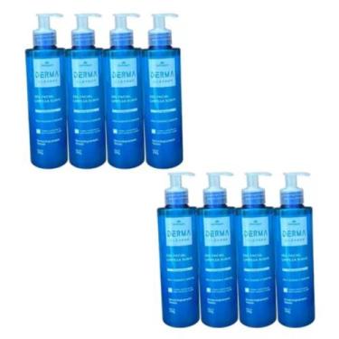 Imagem de GEL FACIAL LIMPEZA SUAVE DERMA CLEANER 300gr DEMAZON Kit 8 un