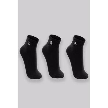 Imagem de Kit Com 3 Pares De Meia Adulto Média Clássica Lupo Sport 03223-089 - P