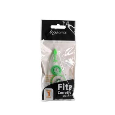 Imagem de Corretivo em Fita 5mmx6m Corpo Transparente - Jocar Office / WX Gift -