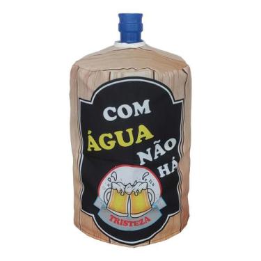 Imagem de Capa Para Galão de Água 20 Litros Invertido Frase Com Água Não Há Tris