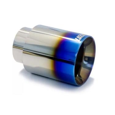 Imagem de Ponteira p025 aço inox burned saída 3,5 - Gusta Car Parts